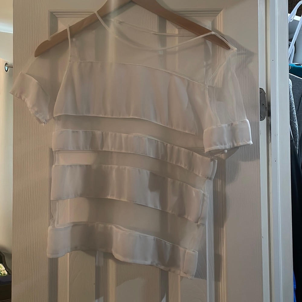 Transparent beach top